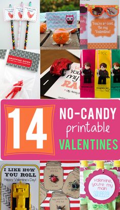 14 No-Candy Free Printable Valentines Cards • The Inspired Home