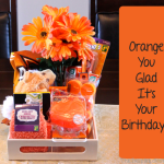 TheInspiredHome.org // DIY Birthday Gift Ideas: Orange You Glad It's Your Birthday? A great gift for anyone from men and women to boys and girls - alter it to suit their personality!