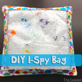 TheInspiredHome.org // DIY I-Spy Bag Tutorial; sew a simple yet fun gift for your little one.