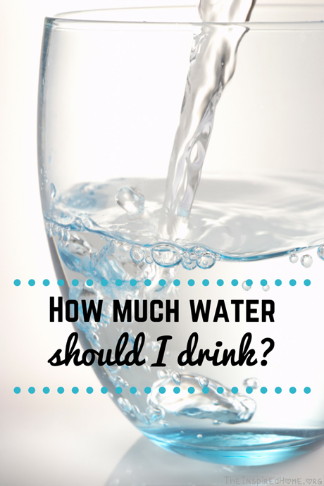 How Much Water Should I Drink? Giveaway • The Inspired Home