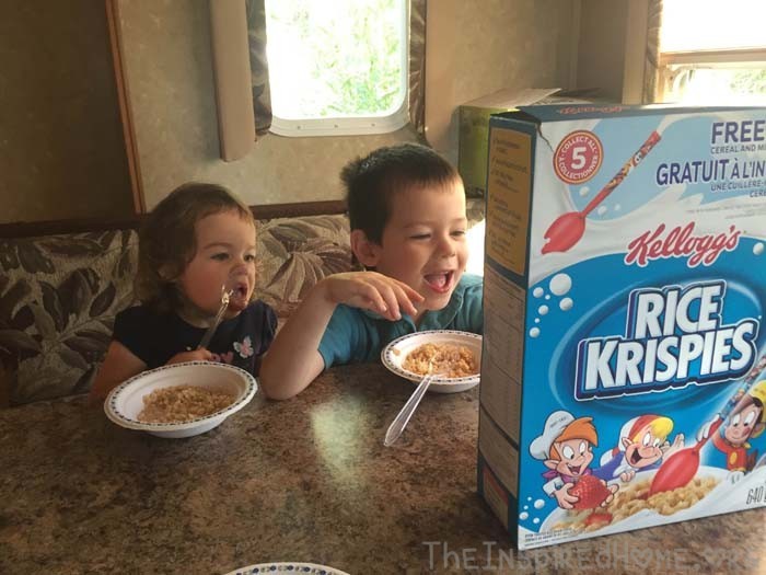 Early Morning Mother and Son Dates Cereal Date