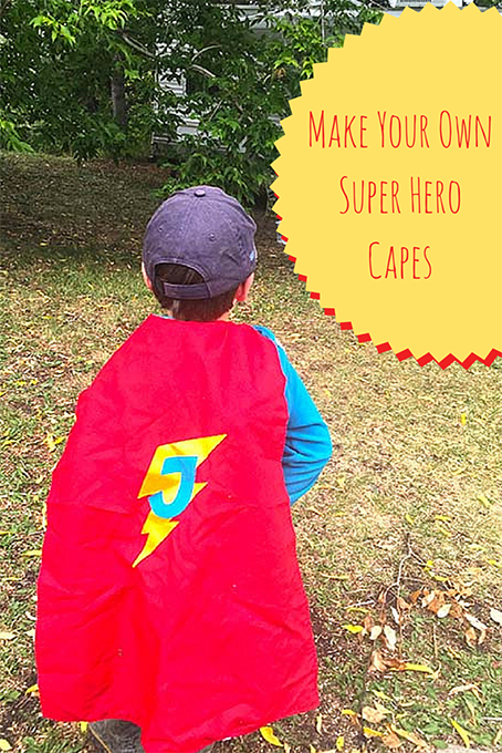 Make Your Own Reversible Super Hero Capes