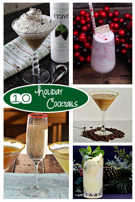 10 Delicious Holiday Cocktails {roundup} The Inspired Home