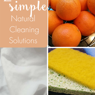 TheInspiredHome.org // 2 Simple Natural Cleaning Solutions to try out this spring with your spring cleaning!