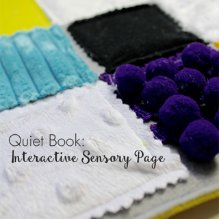 TheInspiredHome.org // Toddler Quiet Book Page Ideas: Fabric Textures Page