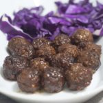 TheInspiredHome.org // Grape Jelly BBQ Sauce Meatballs.