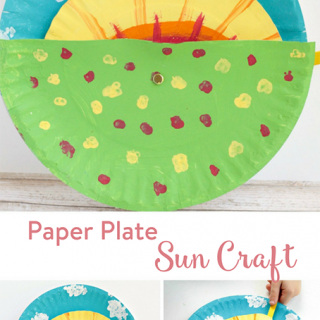 TheInspiredHome.org // Paper Plate Sun Craft. This simple colourful paper plate & paint craft is sure to be a hit with your little people.